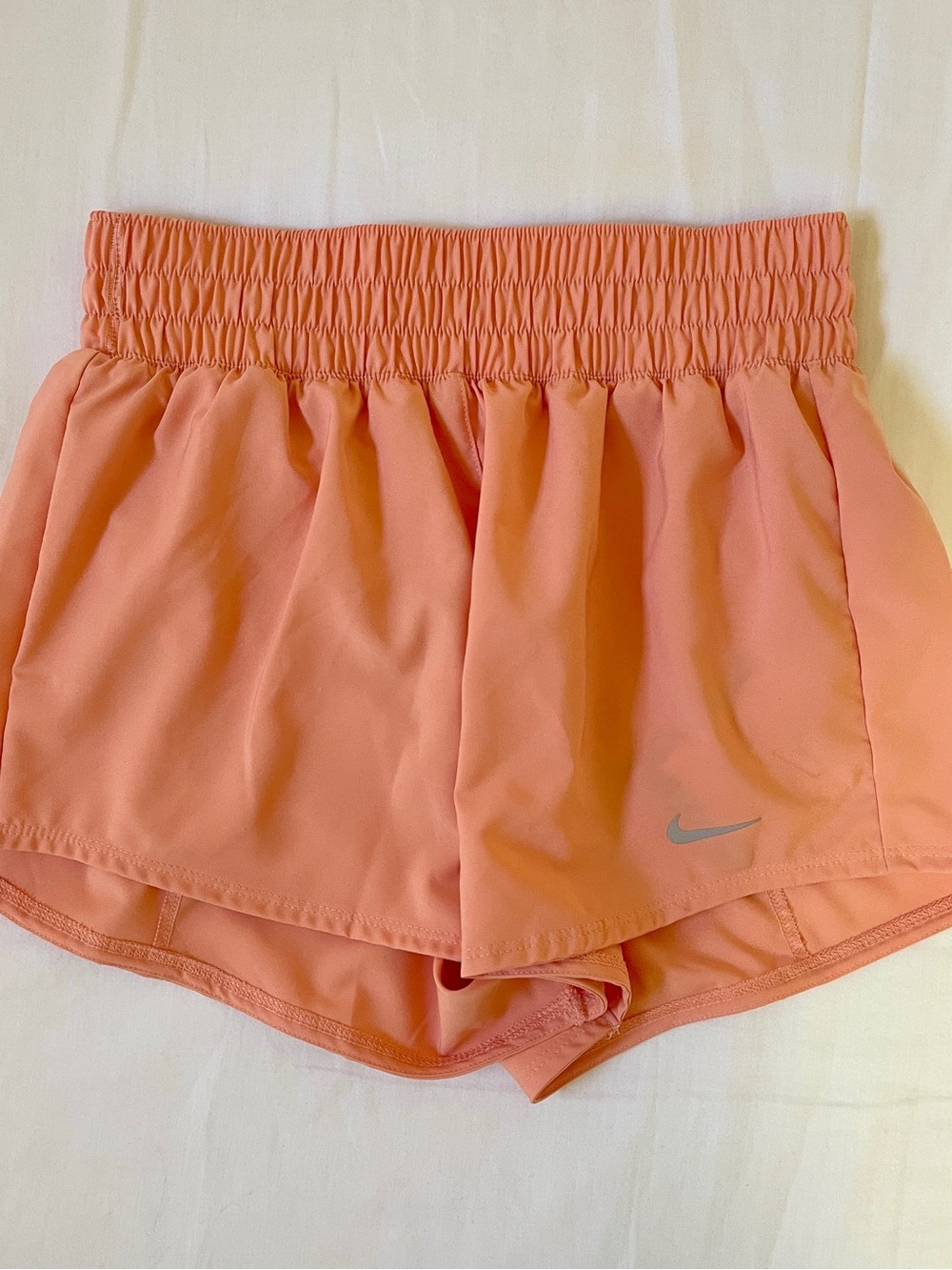 NWT Nike Dri-Fit Women's Coral Running Shorts with Elastic Waist